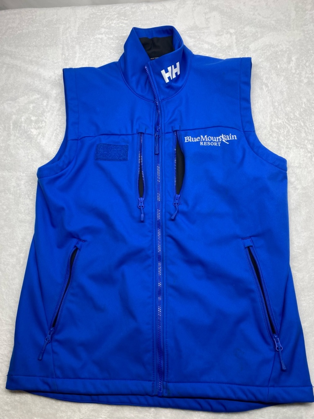 Helly Hansen Men’s Hiking Blue Vest. Blue Mountain Ski Resort Size Large